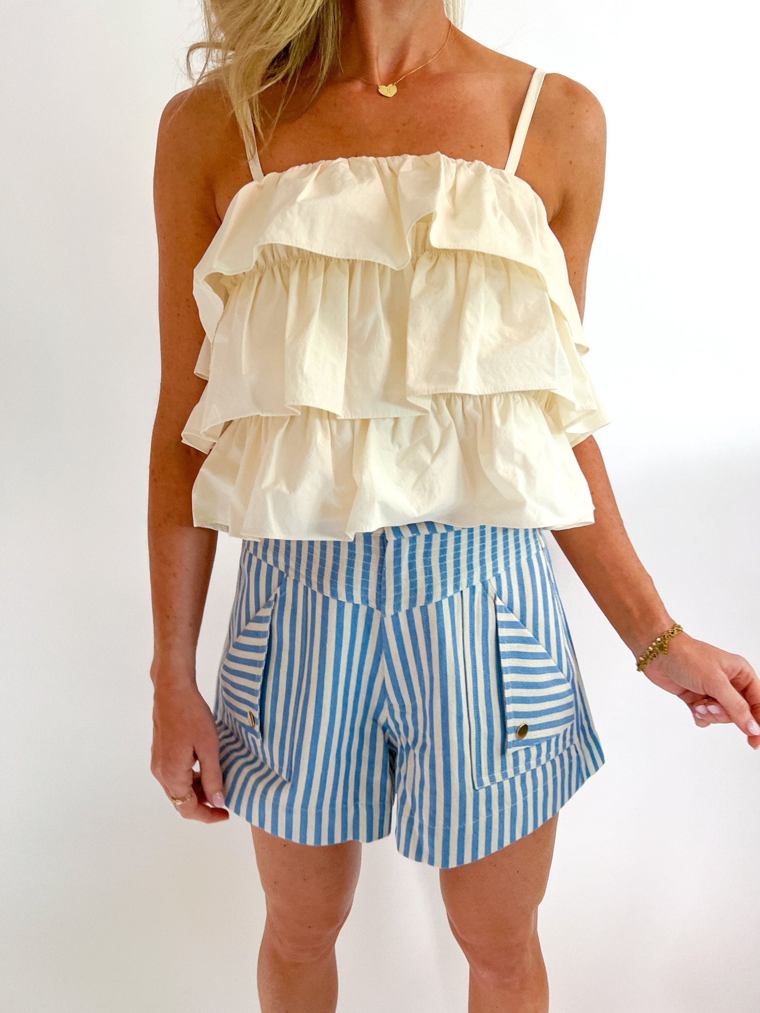 Aimee Cotton Strapless Top - Swoon Boutique New Orleans