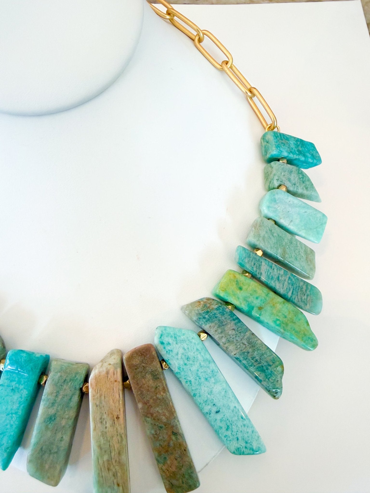 Alexa Gemstone Layered Necklace - Swoon Boutique New Orleans