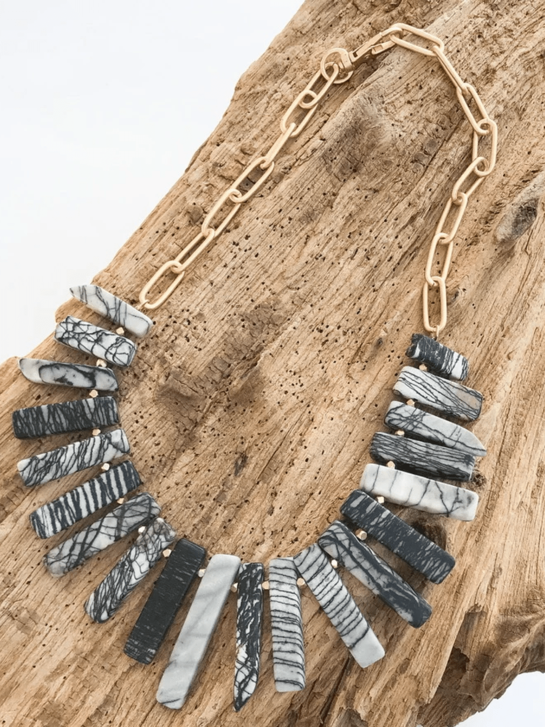 Alexa Gemstone Layered Necklace - Swoon Boutique New Orleans