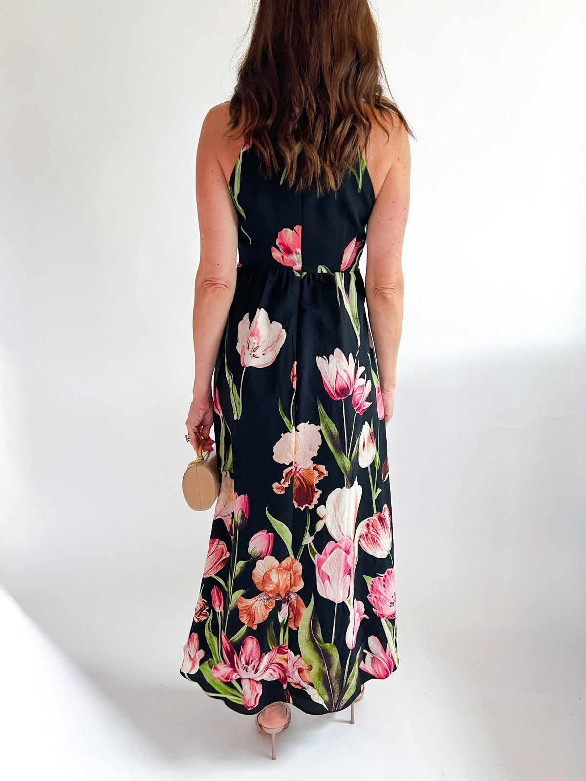 Aliyah Twisted Halter Maxi Dress - Swoon Boutique New Orleans