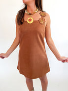 Almond Butter Alva Mini Dress - Swoon Boutique New Orleans