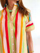 Amberline Stripes Dock Dress - Swoon Boutique New Orleans