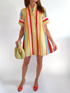 Amberline Stripes Dock Dress - Swoon Boutique New Orleans