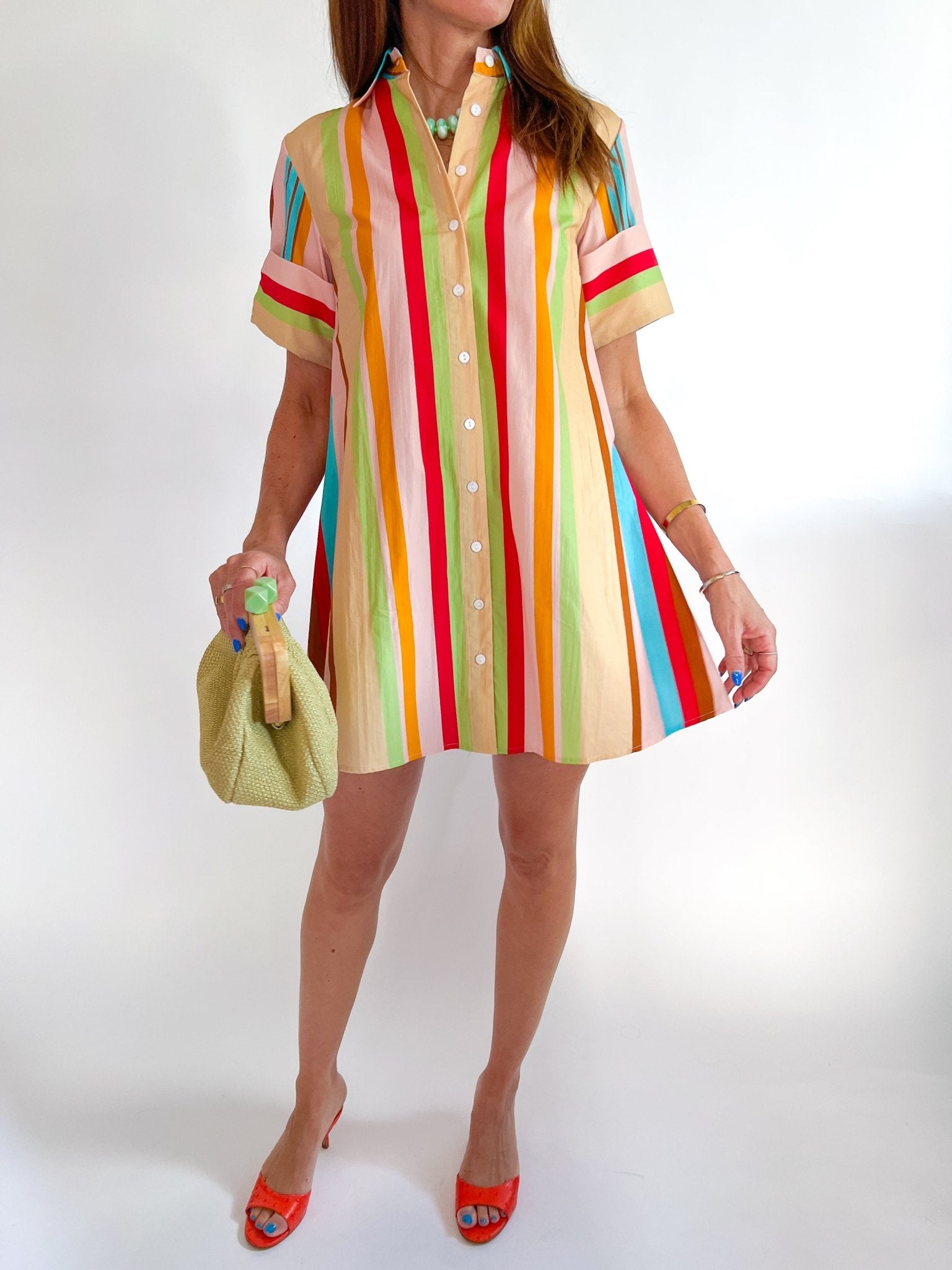 Amberline Stripes Dock Dress - Swoon Boutique New Orleans