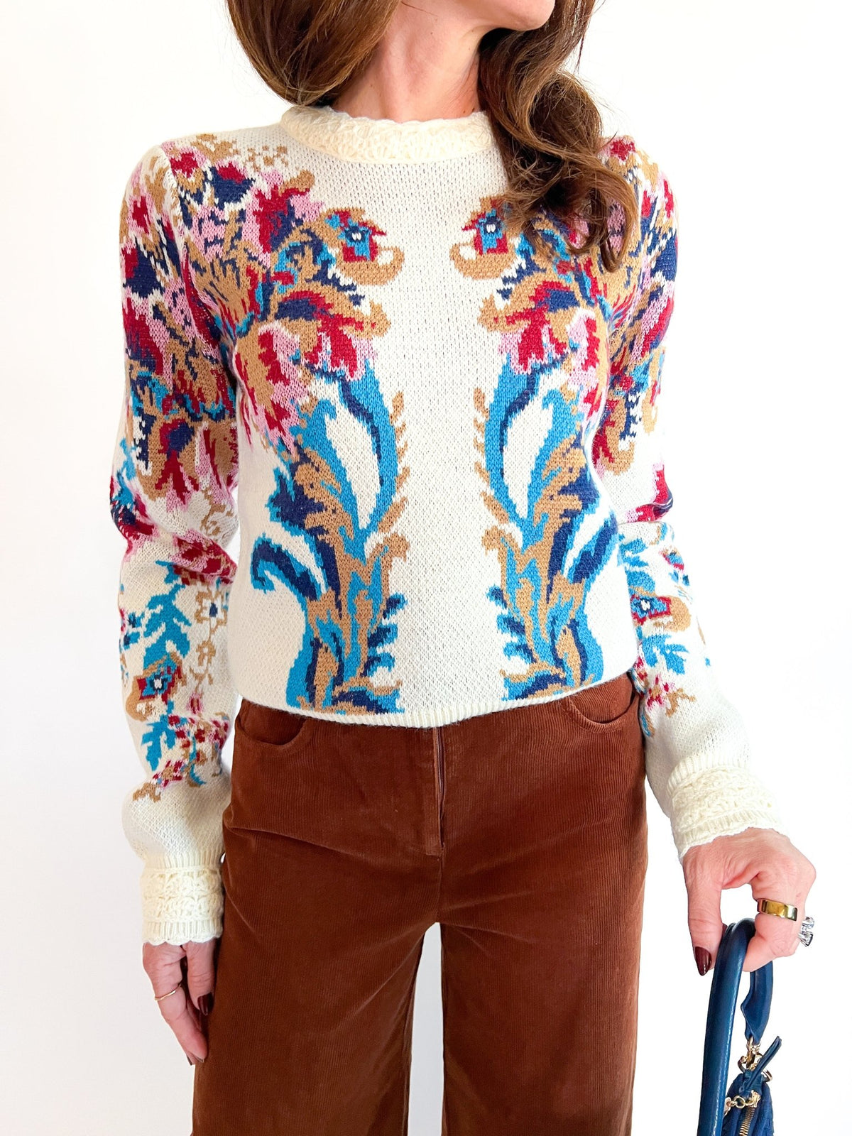 Arabesque Off-White Knit Sweater - Swoon Boutique New Orleans
