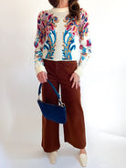 Arabesque Off-White Knit Sweater - Swoon Boutique New Orleans