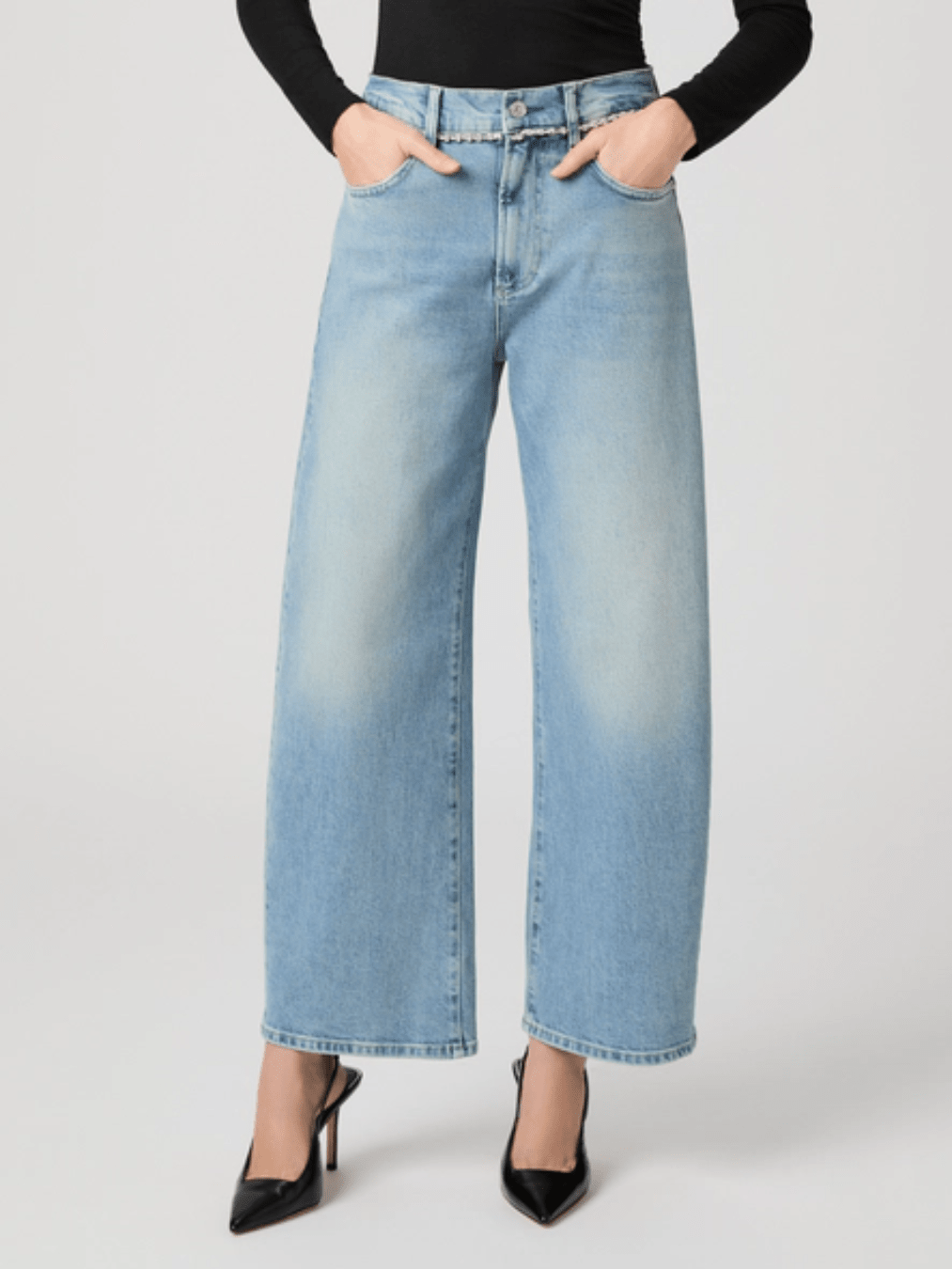 Arellia Cosmic Embellished Ankle Denim - Swoon Boutique New Orleans
