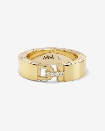 Ashley Smooth Lock Ring - Swoon Boutique New Orleans