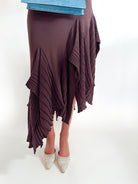 Asymmetric Knit Midi Dress - Swoon Boutique New Orleans
