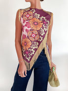 Asymmetrical Fringe Cross Top - Swoon Boutique New Orleans