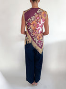 Asymmetrical Fringe Cross Top - Swoon Boutique New Orleans