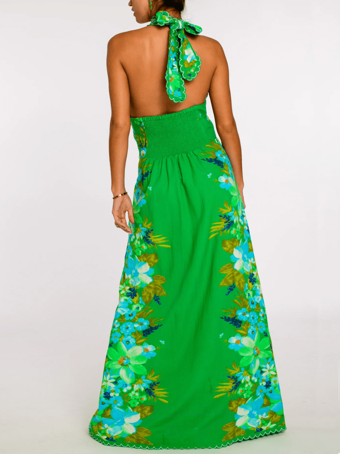 Aubrey Hula A-Line Halter Dress - Swoon Boutique New Orleans