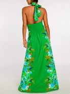 Aubrey Hula A-Line Halter Dress - Swoon Boutique New Orleans