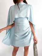 Auriella Cape Mini Dress - Swoon Boutique New Orleans