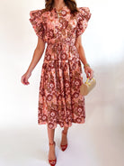 Autumn Garden A-Line Dress - Swoon Boutique New Orleans