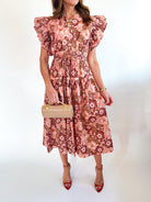 Autumn Garden A-Line Dress - Swoon Boutique New Orleans
