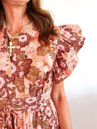 Autumn Garden A-Line Dress - Swoon Boutique New Orleans