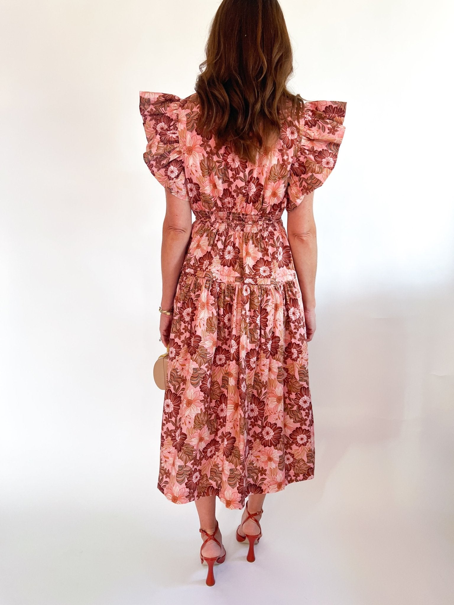 Autumn Garden A-Line Dress - Swoon Boutique New Orleans