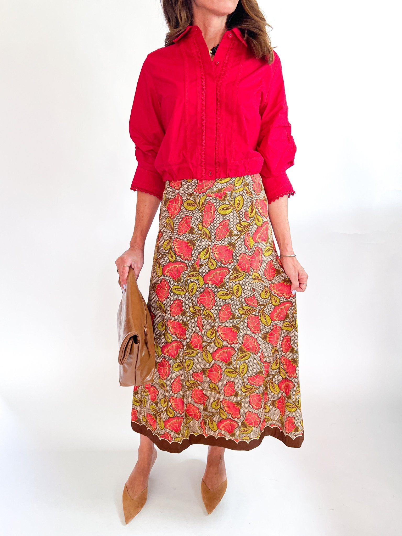 Avery Fan Skirt - Swoon Boutique New Orleans