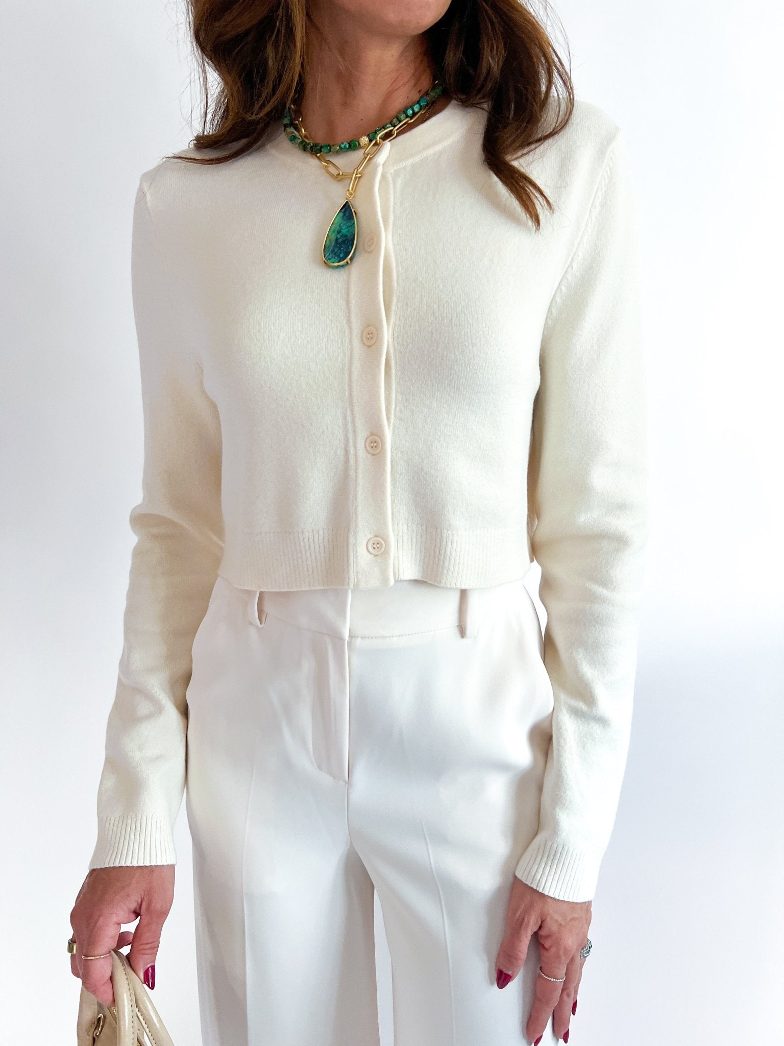 Babysoft Cropped Slim Fit Cardigan - Swoon Boutique New Orleans
