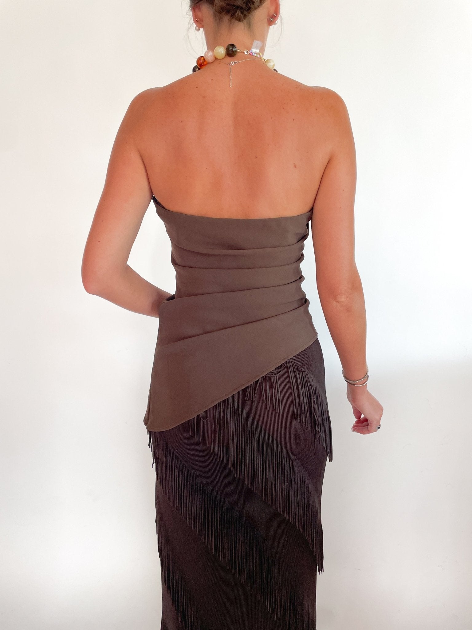 Bandeau Asymmetric Top - Swoon Boutique New Orleans