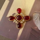 Baroque Rhinestone Brooch - Swoon Boutique New Orleans
