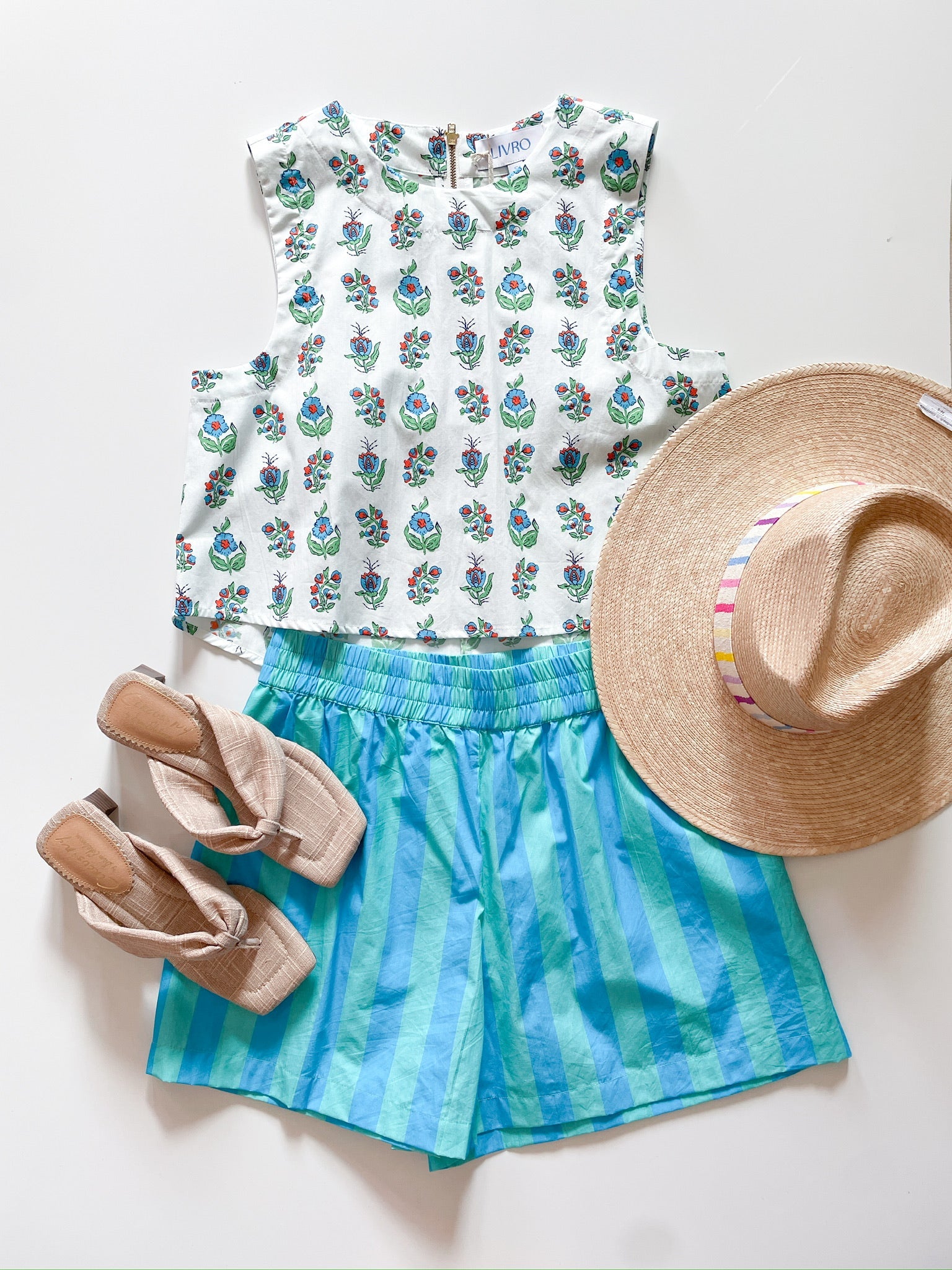 Beach Springs Crop Top - Swoon Boutique New Orleans