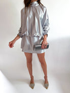 Bellucci Satin Dress - Swoon Boutique New Orleans