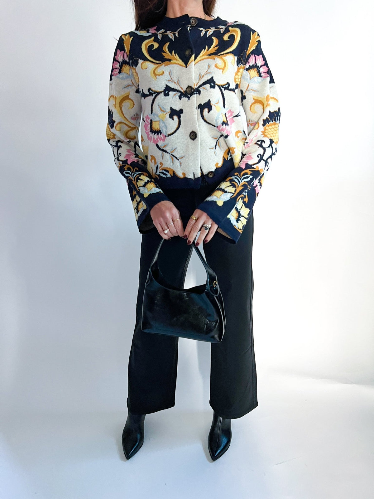 Birds Romance Knit Cardigan - Swoon Boutique New Orleans
