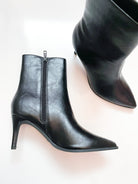 Black Pointed Toe Ankle Bootie Shoe - Swoon Boutique New Orleans