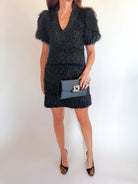 Black Tie Hampton Mini Dress - Swoon Boutique New Orleans