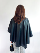 Black Vegan Leather Wrap - Swoon Boutique New Orleans