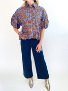 Bluebell Bloom Peplum Blouse - Swoon Boutique New Orleans