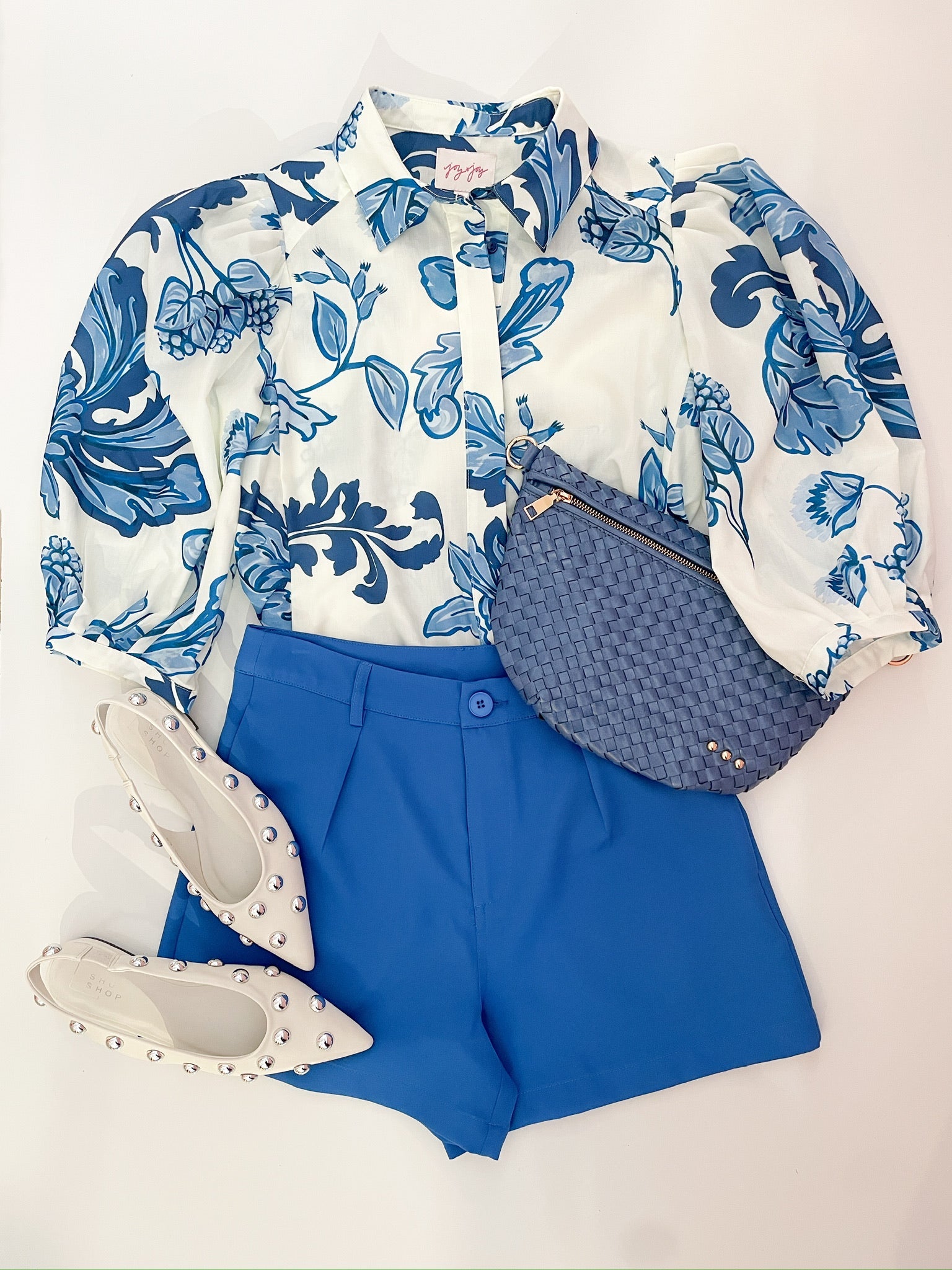 Blueleaf Fitted Blouse - Swoon Boutique New Orleans