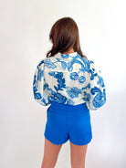 Blueleaf Fitted Blouse - Swoon Boutique New Orleans