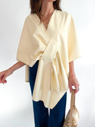 Bone Vegan Leather Wrap - Swoon Boutique New Orleans
