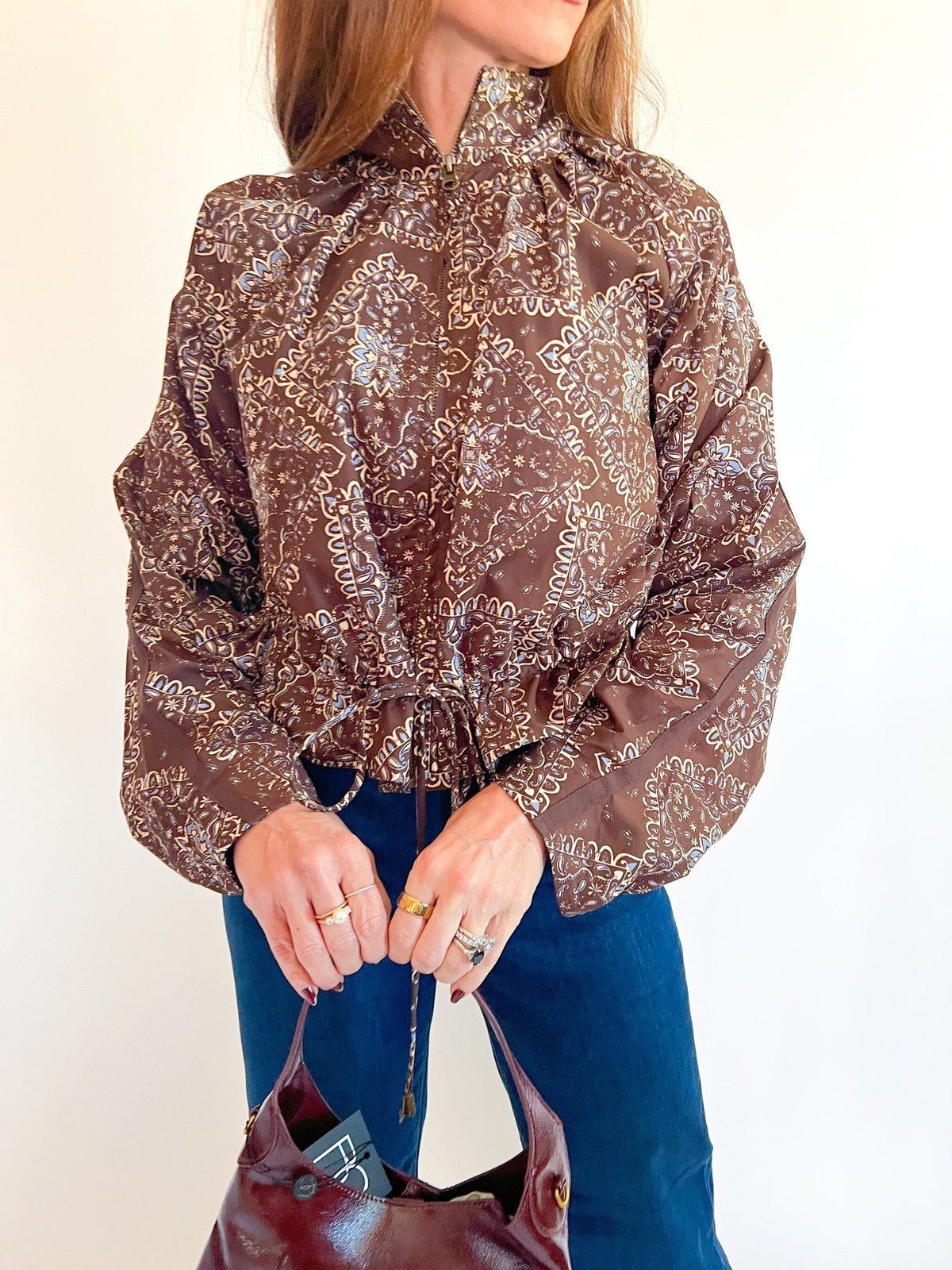 Botanical Print Jacket - Swoon Boutique New Orleans