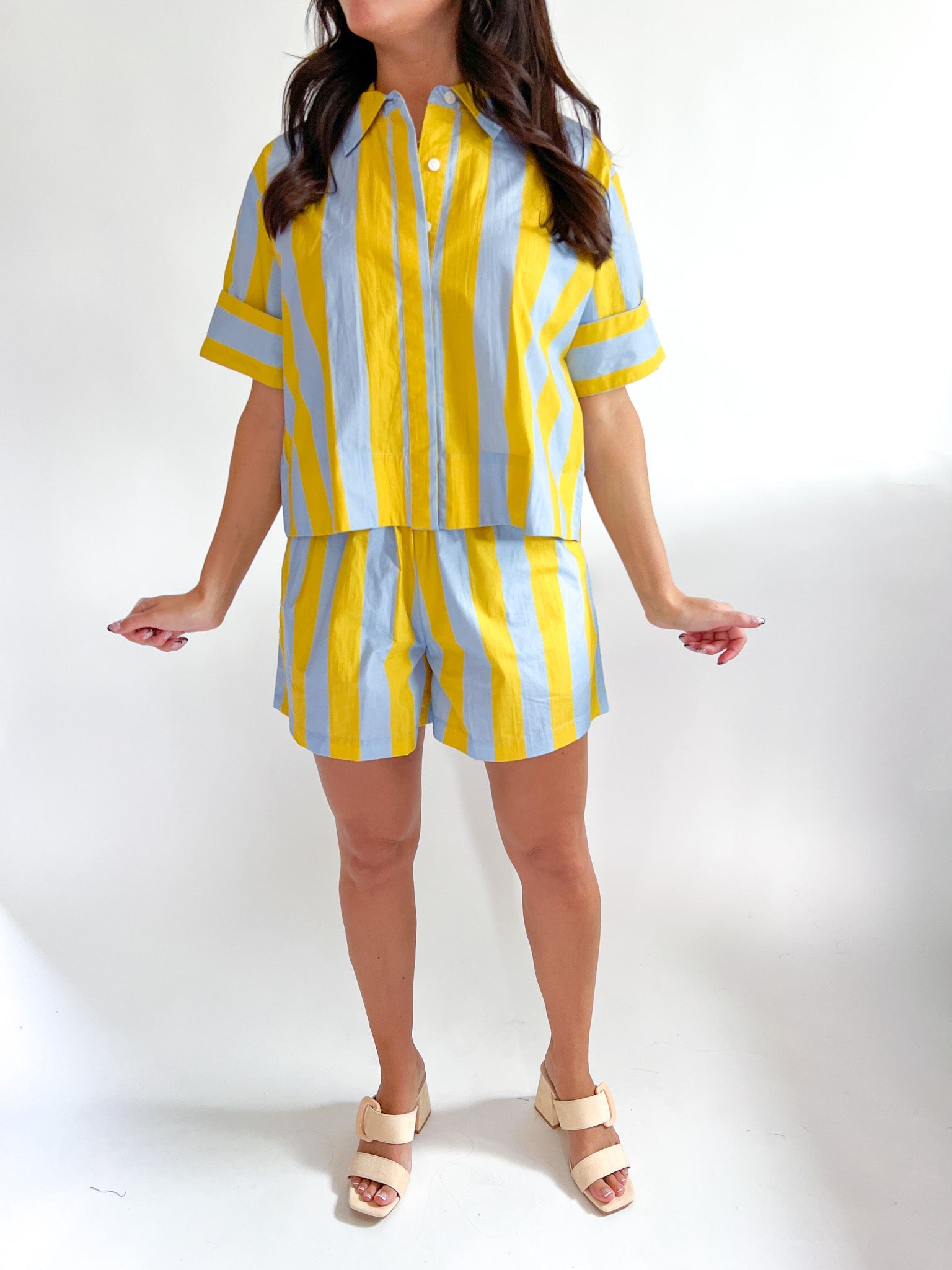 Brimstone Stripe Pool Shorts - Swoon Boutique New Orleans