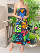 Brooks Majorelle Midi Dress - Swoon Boutique New Orleans