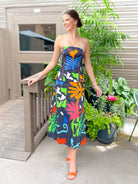 Brooks Majorelle Midi Dress - Swoon Boutique New Orleans