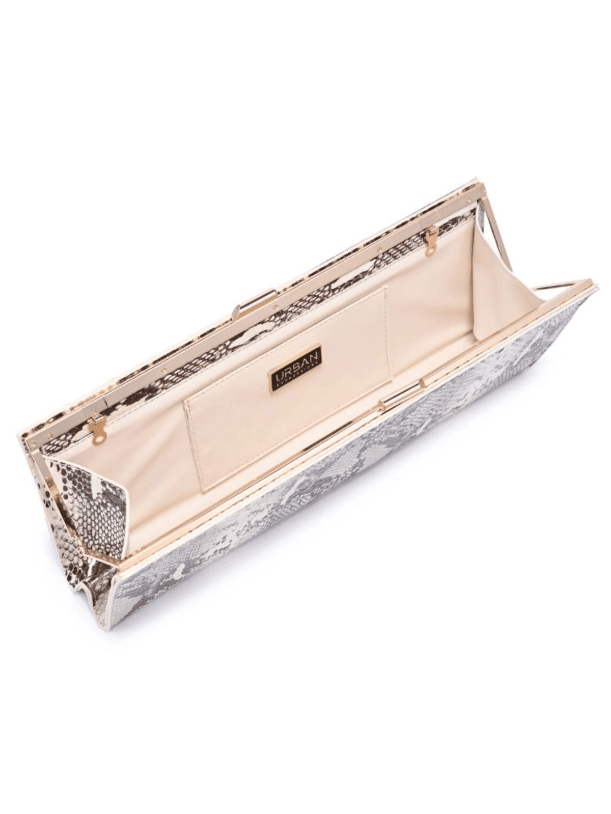 Brown Multi Nazlee Snake Clutch - Swoon Boutique New Orleans
