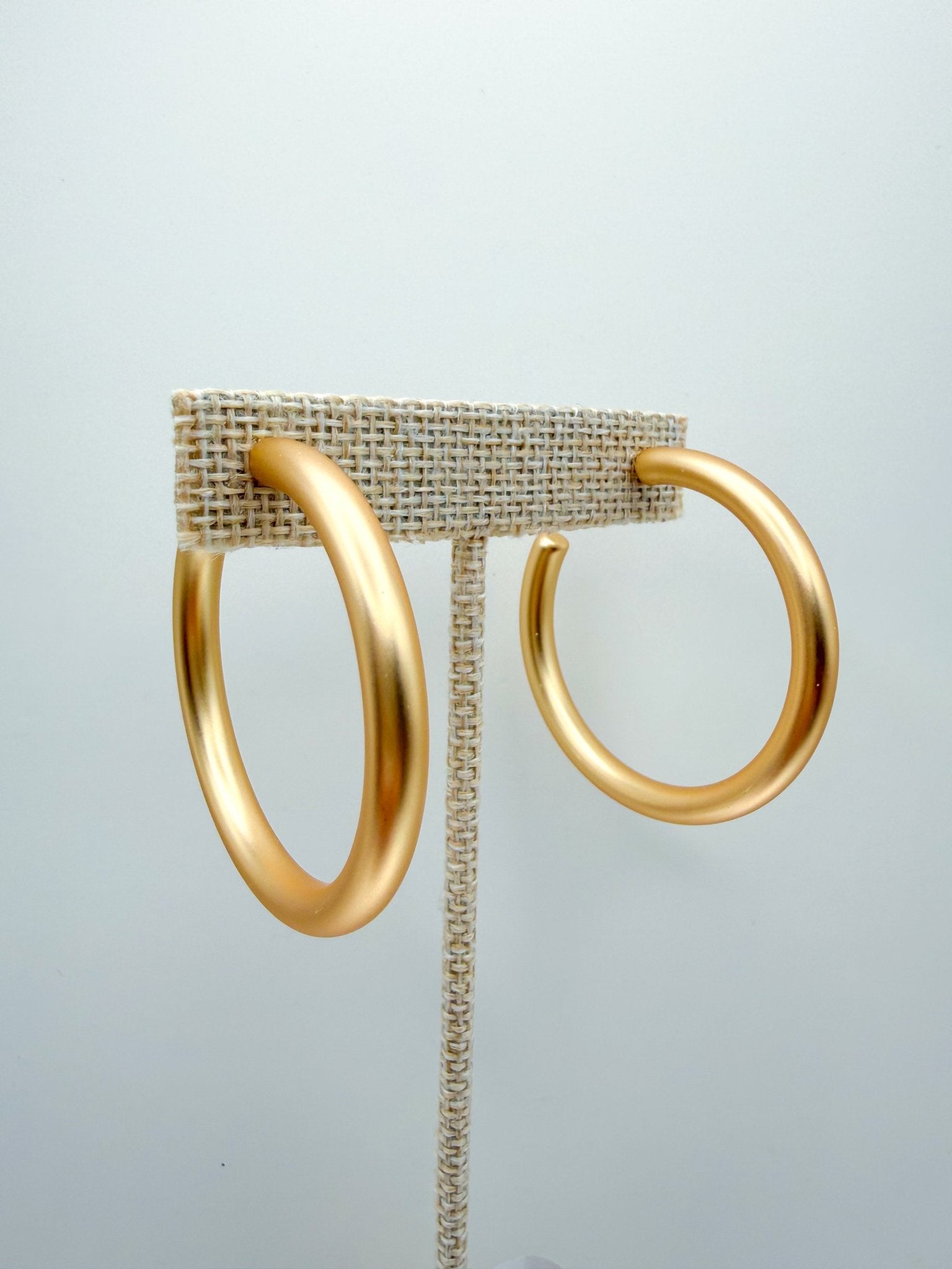 Brushed Good Hoops - Swoon Boutique New Orleans