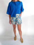 Button Down Short Sleeve Sweater - Swoon Boutique New Orleans