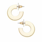 Cali Large Flat Hoop Earrings - Swoon Boutique New Orleans