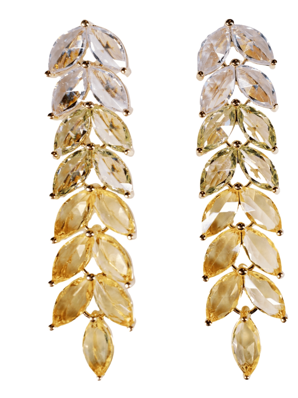 Canary Yellow Holiday Christmas Statement Earrings - Swoon Boutique New Orleans