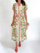 Carlisle Tea Time A-Line Midi Dress - Swoon Boutique New Orleans
