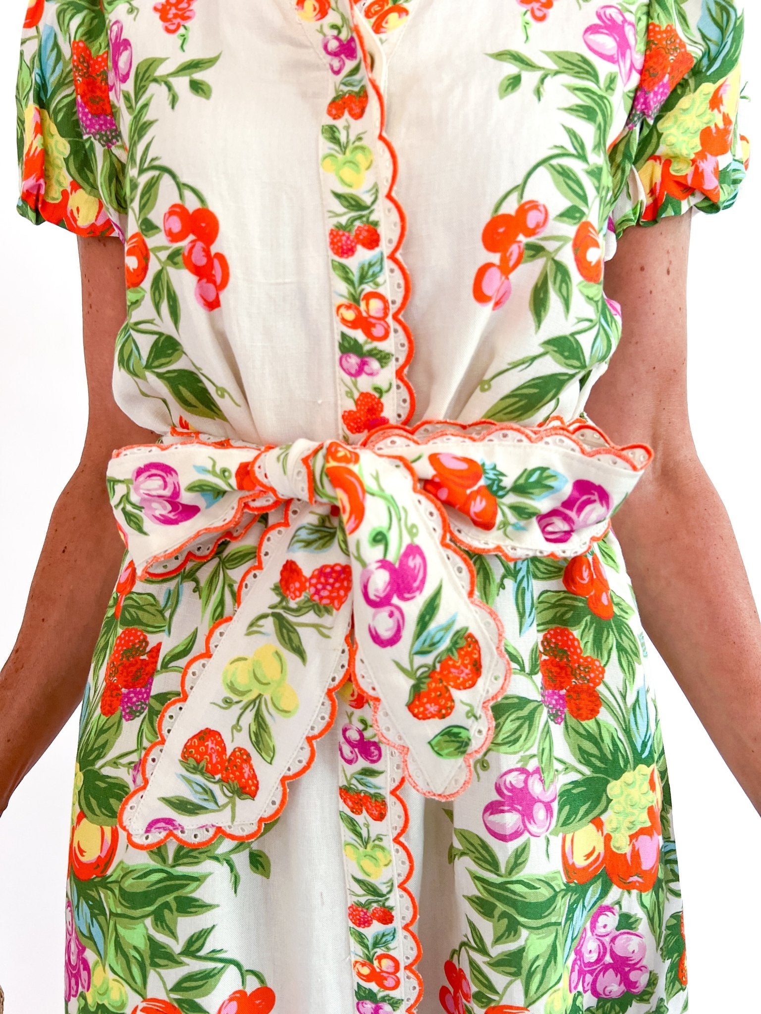 Carlisle Tea Time A-Line Midi Dress - Swoon Boutique New Orleans