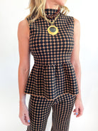 Catherine Peplum Top - Swoon Boutique New Orleans