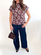 Chelsea Wide Leg Dark Wash - Swoon Boutique New Orleans