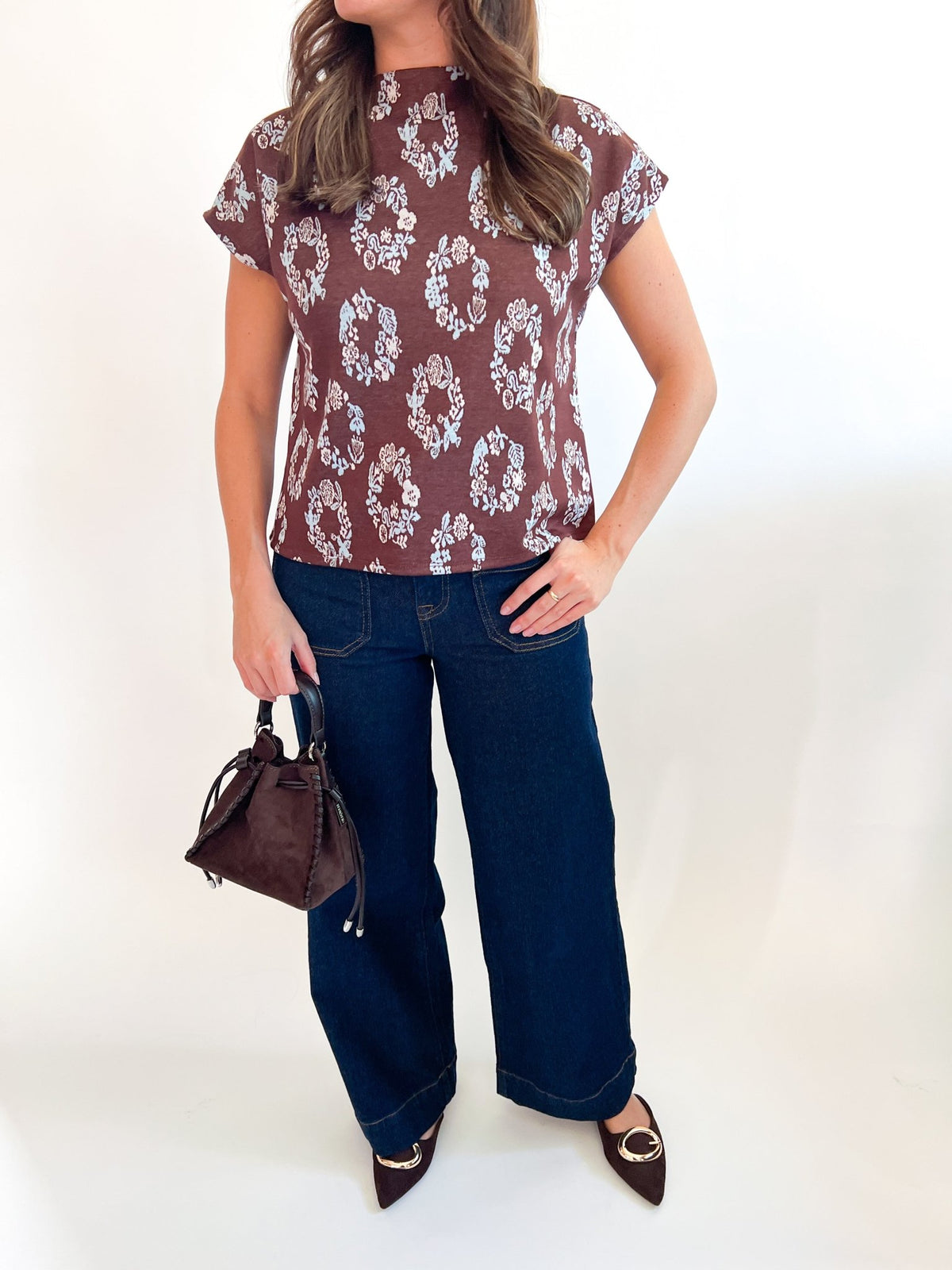 Chelsea Wide Leg Dark Wash - Swoon Boutique New Orleans